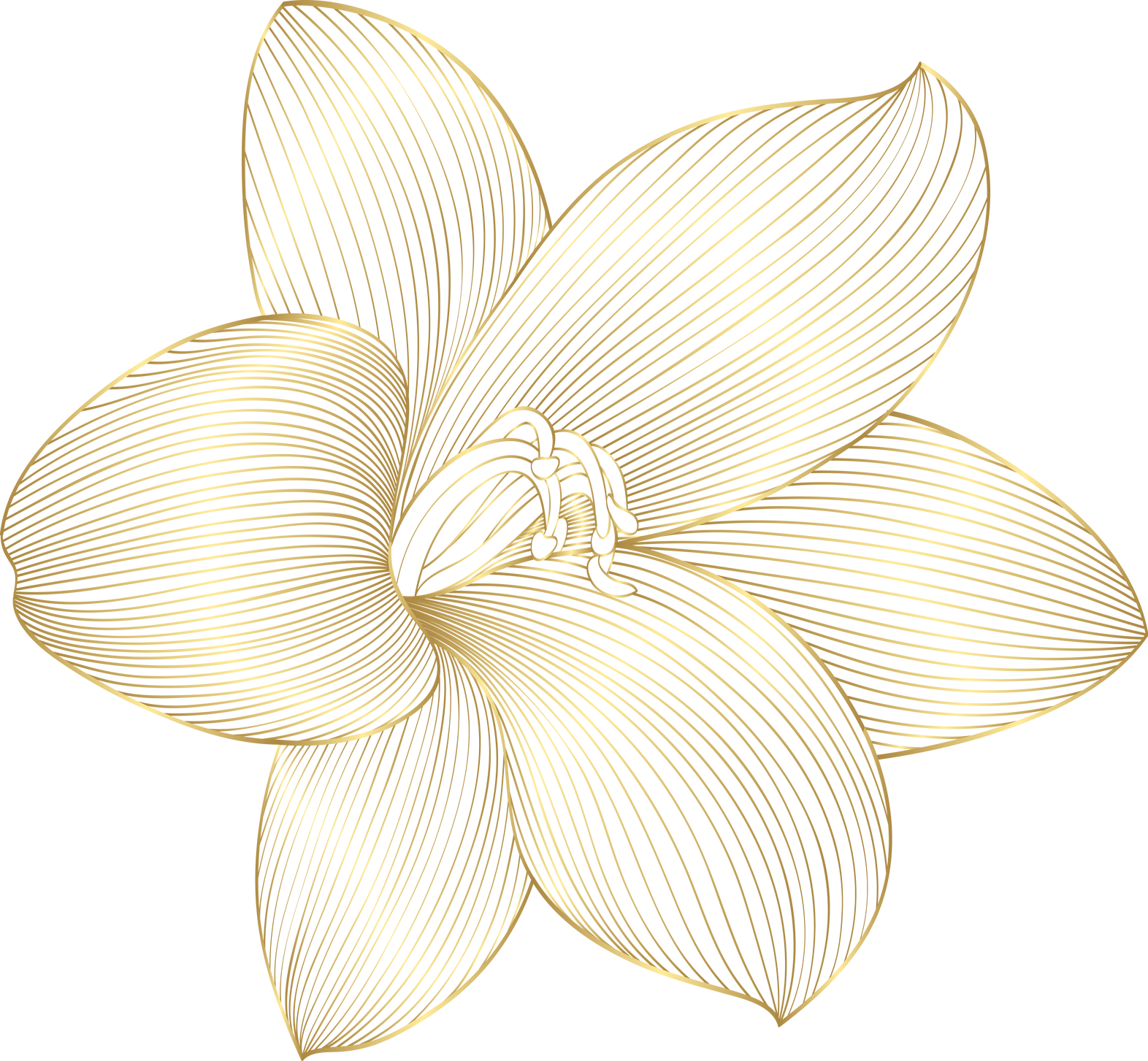 Golden Flower Decor